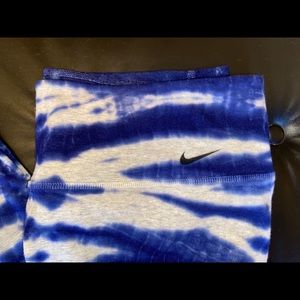 Nike Blue and Gray cropped leggings